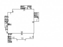 442 Walnut St, Newton MA 02460-2205 floor plan