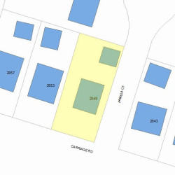 2049 Commonwealth Ave, Newton MA 02466-2007 plot plan