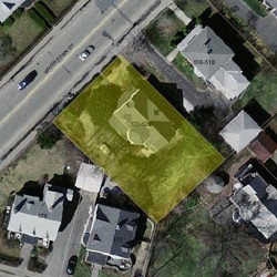 522 Watertown St, Newton MA 02460-1434 aerial view