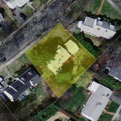 77 Elinor Rd, Newton MA 02461-1821 aerial view