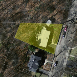 78 Oak Cliff Rd, Newton MA 02460-2326 aerial view