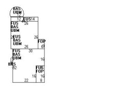 26 Fern St, Newton MA  02466-2207 floor plan