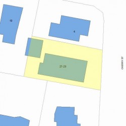 29 Cherry St, Newton MA 02465-1234 plot plan