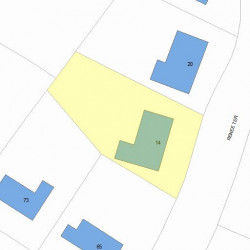14 Renee Ter, Newton MA 02459-2303 plot plan