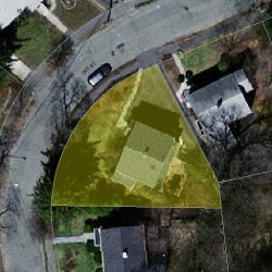 18 Day St, Newton MA 02466-2907 aerial view