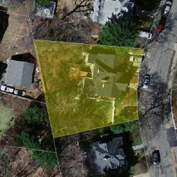 43 Kenwood Ave, Newton MA 02459-1421 aerial view