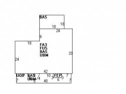 1223 Walnut St, Newton MA 02461-1820 floor plan