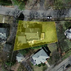 20 Mossfield Rd, Newton MA 02468-1922 aerial view