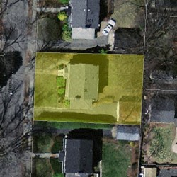 95 Greenlawn Ave, Newton MA  02459-1712 aerial view