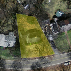 250 Quinobequin Rd, Newton MA 02468-1817 aerial view