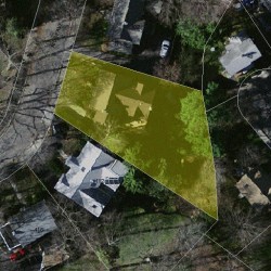 108 Ridge Ave, Newton MA  02459-2535 aerial view