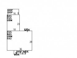 22 Knowles St, Newton MA  02459-2206 floor plan