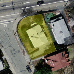 1088 Boylston St, Newton MA 02461-1317 aerial view