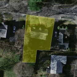 41 Alderwood Rd, Newton MA  02459-1225 aerial view