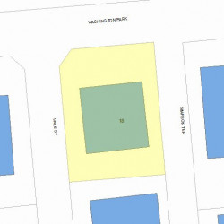 18 Washington Park, Newton MA 02460-1918 plot plan