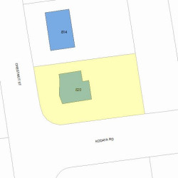 820 Chestnut St, Newton MA 02468-2039 plot plan
