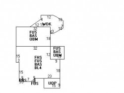 166 Moffat Rd, Newton MA  02468-1132 floor plan