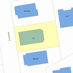 918 Chestnut St, Newton MA 02468-2326 plot plan