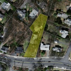 1905 Beacon St, Newton MA  02468-1441 aerial view