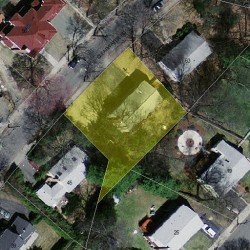 55 Clearwater Rd, Newton MA  02462-1132 aerial view