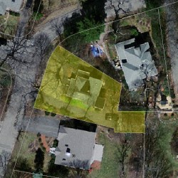 30 Williston Rd, Newton MA  02466-2252 aerial view