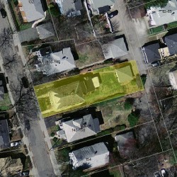 146 Harvard St, Newton MA 02460-2204 aerial view