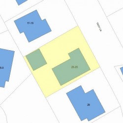 25 Troy Ln, Newton MA 02468-1016 plot plan