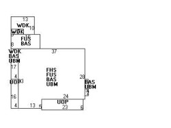 1 Waban St, Newton MA 02458-1548 floor plan