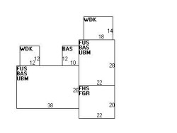 265 Dedham St, Newton MA 02461-2044 floor plan