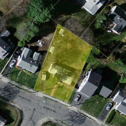 29 Hanson Rd, Newton MA  02459-3516 aerial view