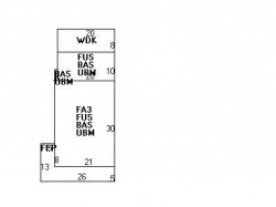16 Chandler Pl, Newton MA 02464-1402 floor plan