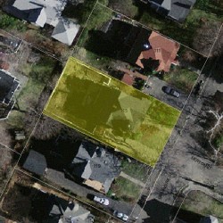 115 Grasmere St, Newton MA  02458-2212 aerial view