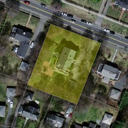 1734 Beacon St, Newton MA 02468-1405 aerial view