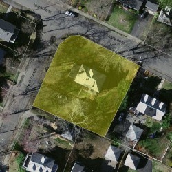 44 Lombard St, Newton MA 02458-2514 aerial view