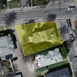 252 Cabot St, Newton MA  02460-2041 aerial view