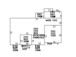 34 Gordon Rd, Newton MA 02468-1023 floor plan