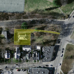 1175 Centre St, Newton MA  02459-1533 aerial view