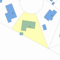 18 Antonellis Cir, Newton MA  02459-3724 plot plan