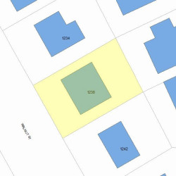 1238 Walnut St, Newton MA 02461-1829 plot plan