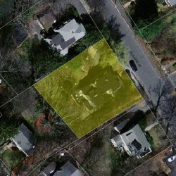 45 Perkins St, Newton MA 02465-2302 aerial view