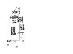 36 Park St, Newton MA 02458-2007 floor plan