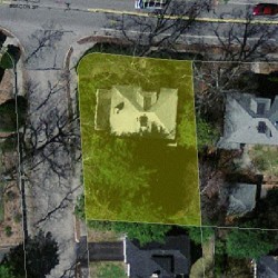 1022 Beacon St, Newton MA 02459-1727 aerial view