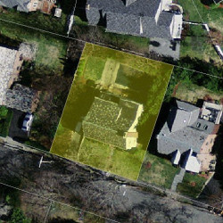 18 Green Park, Newton MA 02458-2606 aerial view