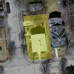 37 Ware Rd, Newton MA 02466-1419 aerial view