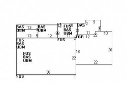 275 Islington Rd, Newton MA  02466-1020 floor plan