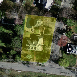 405 Commonwealth Ave, Newton MA 02459-1301 aerial view