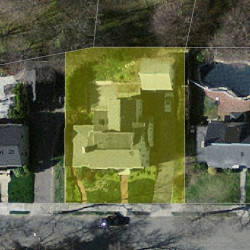 15 Channing Rd, Newton MA 02459-1138 aerial view