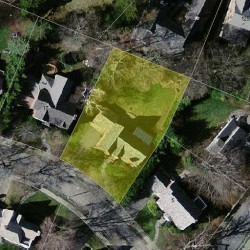 11 Bruce Ln, Newton MA  02458-2615 aerial view