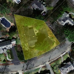 15 Ellis Rd, Newton MA  02465-2916 aerial view