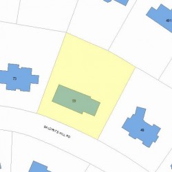 59 Baldpate Hill Rd, Newton MA 02459-2826 plot plan